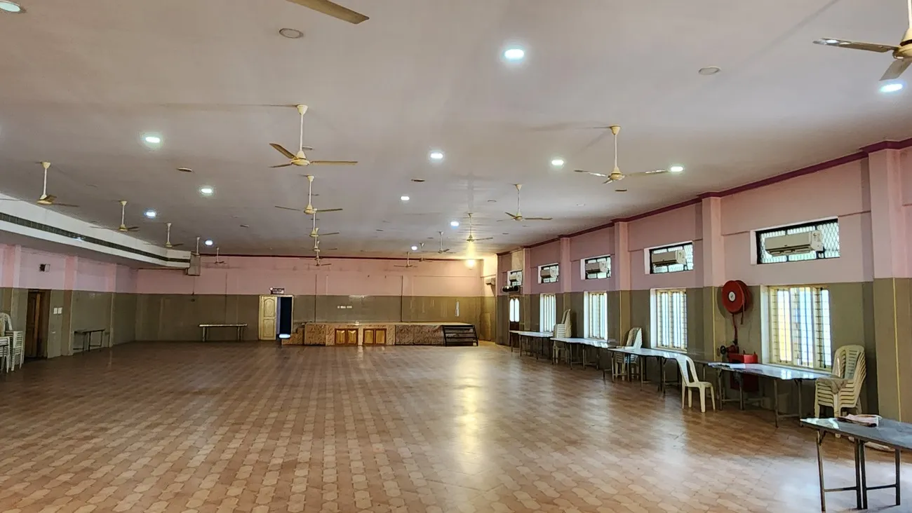 Intimate ceremony space with refined lighting